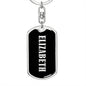 Elizabeth v02 - Luxury Dog Tag Keychain