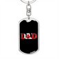 Canada Dad v2 - Luxury Dog Tag Keychain