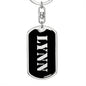 Lynn v3 - Luxury Dog Tag Keychain