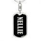 Nellie v02 - Luxury Dog Tag Keychain
