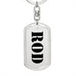 Rod - Luxury Dog Tag Keychain