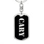 Cary v3 - Luxury Dog Tag Keychain