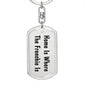 Frenchie's Home - Luxury Dog Tag Keychain