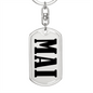 Mai v01 - Luxury Dog Tag Keychain