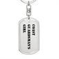 Coast Guardsman's Girl - Luxury Dog Tag Keychain