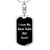 Love My Black Sable Mitt Ferret v2 - Luxury Dog Tag Keychain