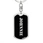 Johnnie v3 - Luxury Dog Tag Keychain