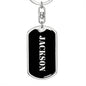 Jackson v3 - Luxury Dog Tag Keychain