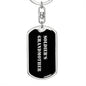 Soldier's Grandmother v2 - Luxury Dog Tag Keychain