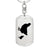 Mama Chicken With 1 Chick - Luxury Dog Tag Keychain