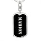 Marion v3 - Luxury Dog Tag Keychain