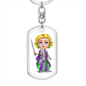 Knight 04 - Luxury Dog Tag Keychain