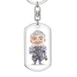 Knight 06 - Luxury Dog Tag Keychain