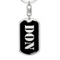 Don v3 - Luxury Dog Tag Keychain