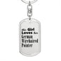 German Wirehaired Pointer - Luxury Dog Tag Keychain