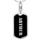 Arthur v3 - Luxury Dog Tag Keychain