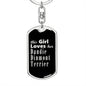 Dandie Dinmont Terrier v2 - Luxury Dog Tag Keychain