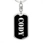 Cody v3 - Luxury Dog Tag Keychain