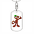 Monkey - Luxury Dog Tag Keychain