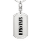 Savannah v01 - Luxury Dog Tag Keychain