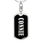Connie v02 - Luxury Dog Tag Keychain