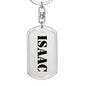 Isaac - Luxury Dog Tag Keychain