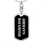 Airman's Daughter v2 - Luxury Dog Tag Keychain