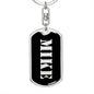 Mike v3 - Luxury Dog Tag Keychain