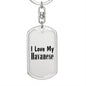 Love My Havanese - Luxury Dog Tag Keychain