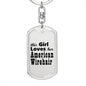 American Wirehair - Luxury Dog Tag Keychain