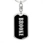 Brooke v02 - Luxury Dog Tag Keychain