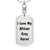 Love My African Grey Parrot - Luxury Dog Tag Keychain