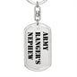 Army Ranger's Nephew - Luxury Dog Tag Keychain