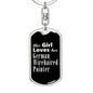 German Wirehaired Pointer v2 - Luxury Dog Tag Keychain