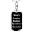 World's Greatest Business Operations Specialist v2 - Luxury Dog Tag Keychain