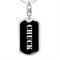 Chuck v3 - Luxury Dog Tag Keychain
