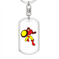 Superhero 01 - Luxury Dog Tag Keychain