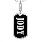 Jody v02 - Luxury Dog Tag Keychain