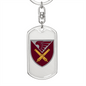 148th Self-Propelled Howitzer Battalion (Ukraine) - Luxury Dog Tag Keychain