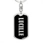 Lucille v02 - Luxury Dog Tag Keychain