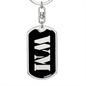 Wm v3 - Luxury Dog Tag Keychain