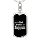 Singapura v2 - Luxury Dog Tag Keychain