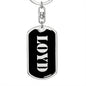 Loyd v3 - Luxury Dog Tag Keychain