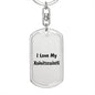 Love My Xoloitzcuintli v4 - Luxury Dog Tag Keychain