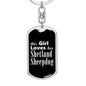 Shetland Sheepdog v2 - Luxury Dog Tag Keychain