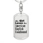 American English Coonhound - Luxury Dog Tag Keychain