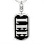 Lee v02 - Luxury Dog Tag Keychain