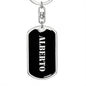 Alberto v3 - Luxury Dog Tag Keychain