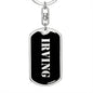 Irving v3 - Luxury Dog Tag Keychain
