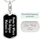 Belgian Malinois's Home v2 - Luxury Dog Tag Keychain